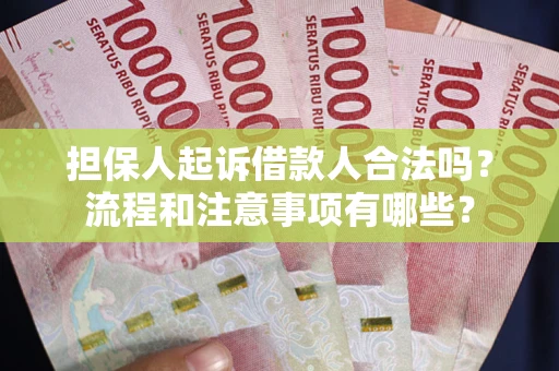 北京担保人起诉借款人合法吗？流程和注意事项有哪些？