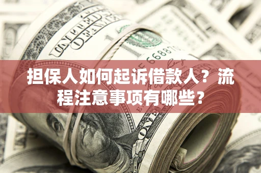 北京担保人如何起诉借款人？流程注意事项有哪些？